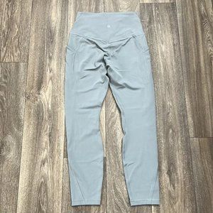 Lululemon high rise align leggings with pockets - rhino grey (size 6)